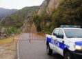 Cortaron preventivamente el camino que une Nogolí con Río Grande por presencia de aguanieve en la carpeta asfáltica