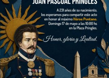 San Francisco honra los 231 años del natalicio de Pringles, símbolo eterno del coraje puntano
