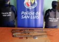 Pozo Cavado: la Policía realizó un allanamiento por una causa de amenazas con arma de fuego y secuestró distintos elementos