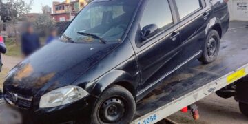 El Volcán: la Policía secuestró un automóvil vinculado a un robo ocurrido en San Luis