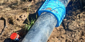 Concluyó la reparación del acueducto Luján