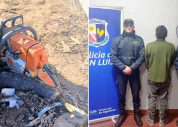 Anchorena: recuperaron una motosierra robada y por el hecho fue demorado un sujeto