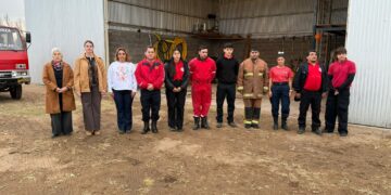 Buena Esperanza homenajeó a los Bomberos Voluntarios en su día