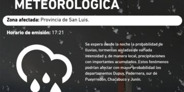 ALERTA METEOROLÓGICA