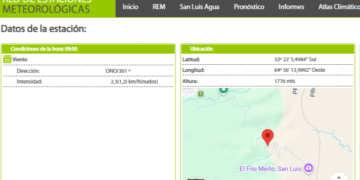Suman una nueva estación de monitoreo meteorológico en Villa de Merlo