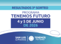 Consultá los resultados del tercer sorteo de ‘Tenemos Futuro’