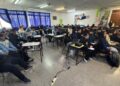 Estudiantes de la Escuela ‘Profesor Víctor Saá’ de Quines aprendieron sobre redacción periodística