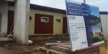 La Toma: avanza la obra del Centro de Deshabituación de Consumos Problemáticos