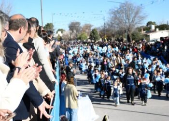 Concarán celebró sus 168 años con un emotivo desfile cívico-militar