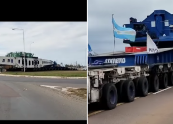 Un carga de grandes dimensiones sorprendió en las rutas de San Luis