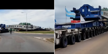 Un carga de grandes dimensiones sorprendió en las rutas de San Luis