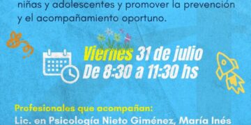 Unión: Invitan al primer encuentro sobre Detección Temprana de Factores de Alerta en niños, niñas y adolescentes