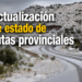 Estado de rutas en la provincia de San Luis