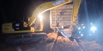 Nueva Escocia: descarrilaron vagones de un tren cargado con carbón; no hubo personas heridas