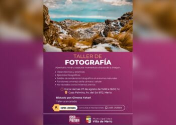 Abrieron las inscripciones para un taller de fotografía en la Casa Museo Palmira Scrosoppi