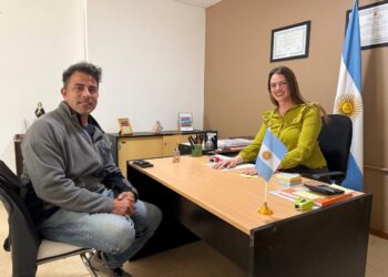 La intendente Sofía Larroudé recibió al presidente del Grupo Tigonbu para fortalecer el desarrollo productivo de Buena Esperanza