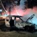 San Jerónimo: se incendiaron un vehículo utilitario y un quincho en el camping municipal