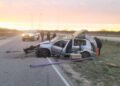 Jarilla: un automóvil protagonizó un siniestro vial en la Autopista de las Serranías Puntanas
