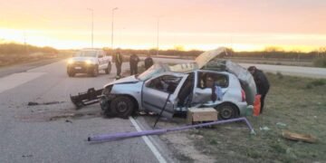 Jarilla: un automóvil protagonizó un siniestro vial en la Autopista de las Serranías Puntanas