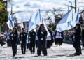 Con un desfile, Justo Daract recordó al Padre de la Patria