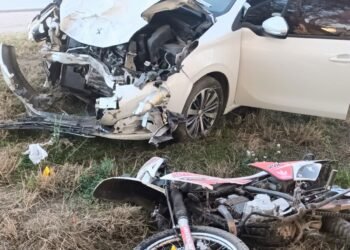 Quines: un joven falleció tras un choque entre una motocicleta y un automóvil en la ruta nacional 79