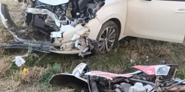Quines: un joven falleció tras un choque entre una motocicleta y un automóvil en la ruta nacional 79