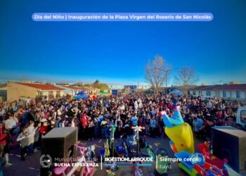Buena Esperanza celebró con una plaza llena el día del niño