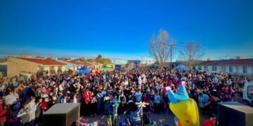 Buena Esperanza celebró con una plaza llena el día del niño