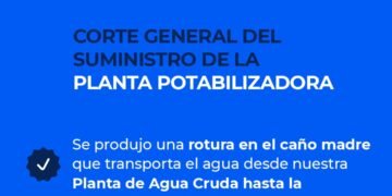 Potrero de los Funes: MPORTANTE: ROTURA DE CAÑO MADRE