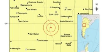 Sismo de magnitud 3,5 se registró esta mañana en San Luis