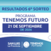 Resultados del sexto sorteo de ‘Tenemos Futuro’ para 11 localidades
