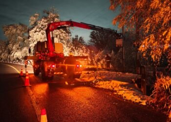 Situación líneas eléctricas luego de la gran caída de nieve en varias localidades