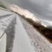 Gran cantidad de granizo cayó esta tarde en Nogolí. Sigue vigente el alerta por tormentas.