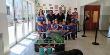 El programa ‘Huertas Productivas Escolares’ llegó a Naschel
