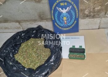 Nogolí: la Policía incautó marihuana valuada en más de 4 millones de pesos