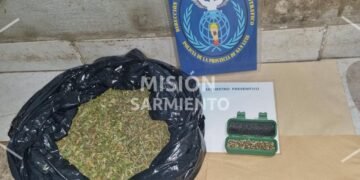 Nogolí: la Policía incautó marihuana valuada en más de 4 millones de pesos