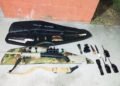 Sorprendieron a cuatro cazadores y secuestraron armas de fuego, municiones y distintos elementos