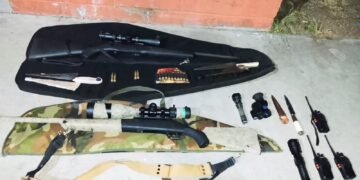 Sorprendieron a cuatro cazadores y secuestraron armas de fuego, municiones y distintos elementos