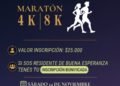 No te olvides. Llega la Maratón 4K y 8K a Buena Esperanza!