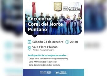 El Teatro de San Francisco será escenario del Encuentro Coral del Norte Puntano